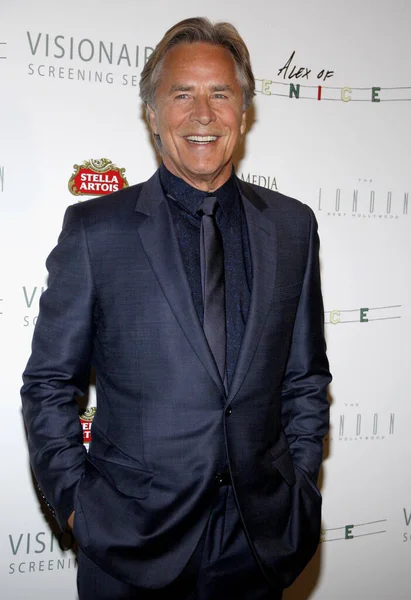 约翰逊出席了2015年4月8日在美国西好莱坞伦敦酒店举行的 威尼斯亚历克斯 世界首映式 — 图库照片