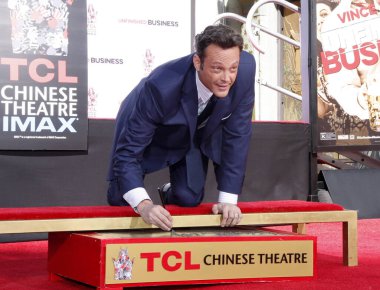 Vince Vaughn, Los Angeles 'taki TCL Çin Thetare' de düzenlenen Vince Vaughn El Ayak İzleri 'ne katılıyor. 4 Mart 2015. 
