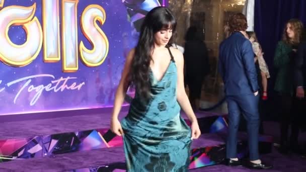 Camila Cabello Kasım 2023 Abd Nin Hollywood Kentindeki Tcl Çin — Stok video
