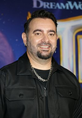 Chris Kirkpatrick, 15 Kasım 2023 'te ABD' nin Hollywood kentindeki TCL Çin Tiyatrosu 'nda düzenlenen' Troll Grubu 'nun Los Angeles galasında.