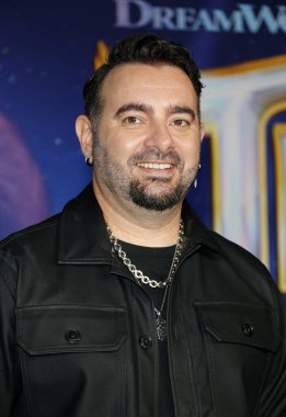 Chris Kirkpatrick, 15 Kasım 2023 'te ABD' nin Hollywood kentindeki TCL Çin Tiyatrosu 'nda düzenlenen' Troll Grubu 'nun Los Angeles galasında.