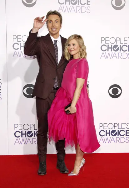 Dax Shepard Kristen Bell 41St Annual People Choice Awards Held — Stock Photo, Image