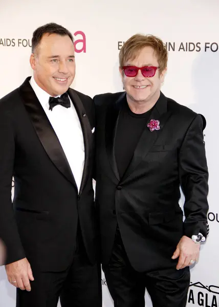 David Furnish Elton John 21St Annual Elton John Aids Foundation — Stock Photo, Image