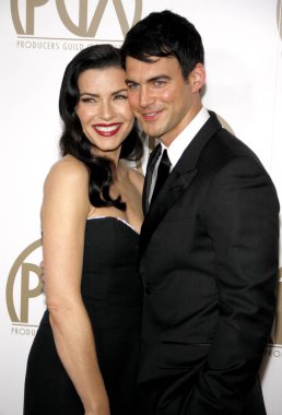 Julianna Margulies ve Keith Lieberthal, 26 Ocak 2013 'te Beverly Hills, ABD' deki Beverly Hilton Oteli 'nde düzenlenen 24..