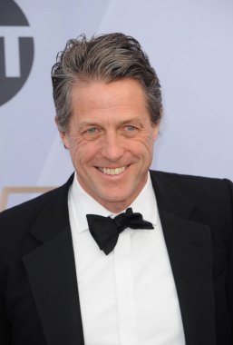 27 Ocak 2019 Los Angeles, ABD tapınak salonunda 25 yıllık Screen Actors Guild Awards, Hugh Grant düzenlenen.