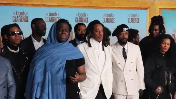 Jay Anna Diop David Oyelowo Lakeith Stanfield Jeymes Samuel Alfre — Stok video