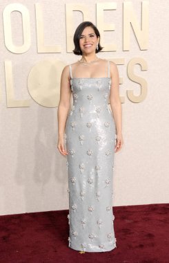 America Ferrera, Beverly Hills, ABD 'deki Beverly Hilton Oteli' nde 7 Ocak 2024 'te düzenlenen 81..