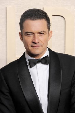 Orlando Bloom, Beverly Hills, ABD 'deki Beverly Hilton Oteli' nde 7 Ocak 2024 'te düzenlenen 81..