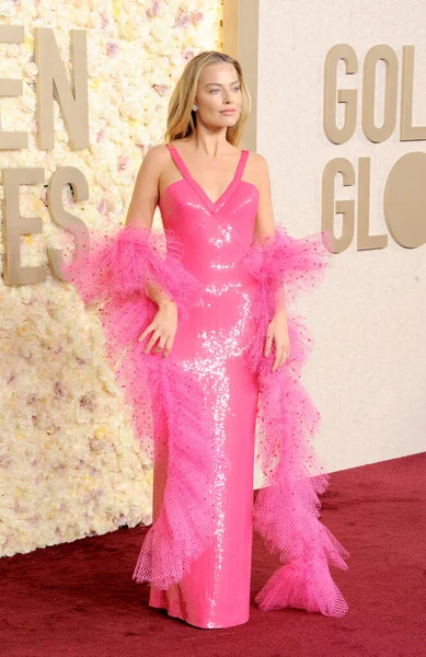 Margot Robbie 81St Annual Golden Globe Awards Celebrado Beverly Hilton — Foto de Stock