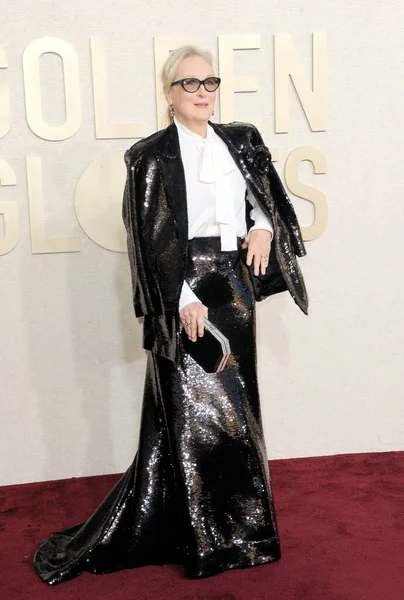 Meryl Streep Ročníku Golden Globe Awards Hotelu Beverly Hilton Beverly — Stock fotografie
