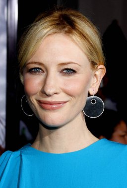 Cate Blanchett, 1 Ekim 2007 'de ABD' nin Universal City kentindeki Gibson Amfitiyatrosunda düzenlenen 'Altın Çağ' ın Los Angeles galasında.
