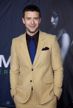 Justin Timberlake at the Los Angeles premiere of 'In Time' held at the Regency Village Theatre in Westwood, USA on October 20, 2011. clipart