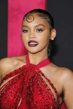 Celeste O 'Connor, 12 Şubat 2024' te ABD 'nin Westwood kentindeki Regency Village Theater' da düzenlenen 'Madame Web' in Los Angeles galasında.