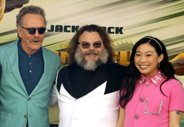 Bryan Cranston, Awkwafina ve Jack Black, 3 Mart 2024 'te ABD' nin Los Angeles şehrindeki Grove 'da düzenlenen Kung Fu Panda 4' ün dünya prömiyerinde.