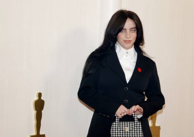 Billie Eilish, ABD 'nin Hollywood kentindeki Dolby Tiyatrosu' nda 10 Mart 2024 'te düzenlenen 96..