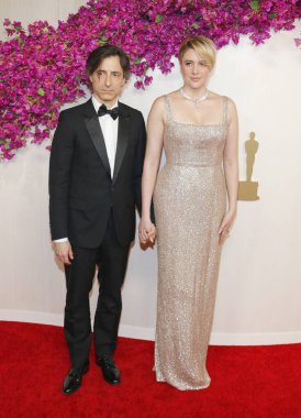 Noah Baumbach ve Greta Gerwig, 10 Mart 2024 'te ABD' nin Hollywood kentindeki Dolby Tiyatrosu 'nda düzenlenen 6..