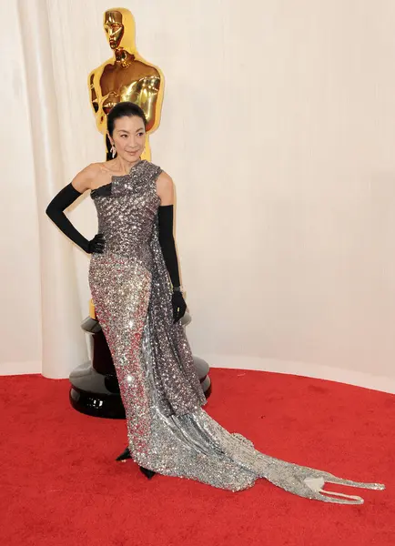 Michelle Yeoh Sesto Annual Academy Awards Tenutosi Dolby Theater Hollywood — Foto Stock