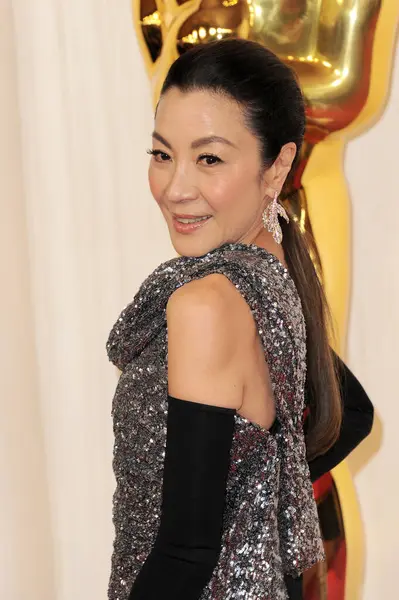 Michelle Yeoh Los Premios Anuales Academia Celebrados Dolby Theater Hollywood —  Fotos de Stock
