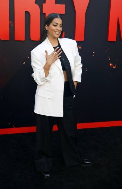 Lilly Singh, 3 Nisan 2024 'te Hollywood, ABD' deki TCL Çin Tiyatrosu 'nda düzenlenen' Maymun Adam 'ın Los Angeles galasında.