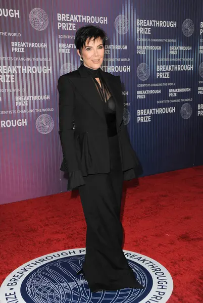 Kris Jenner 10Th Annual Breakthrough Prize Ceremony Held Academy Museum Royalty Free Stock Photos