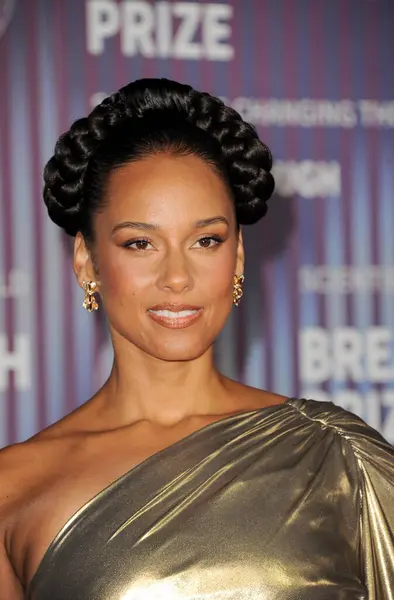 Alicia Keys 10Th Annual Breakthrough Prize Ceremony Held Academy Museum Stock Image
