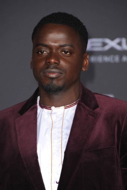 Daniel Kaluuya, 29 Ocak 2018 'de ABD' nin Hollywood kentindeki El Capitan Tiyatrosu 'nda düzenlenen Marvel' in 'Kara Panter' adlı filminin dünya prömiyerinde.