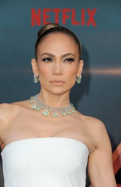 Jennifer Lopez, 20 Mayıs 2024 'te ABD' nin Hollywood kentindeki Mısır Tiyatrosu 'nda düzenlenen Netflix' in 'Atlas' ının Los Angeles galasında.