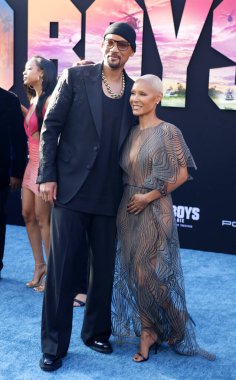 Will Smith ve Jada Pinkett Smith, 30 Mayıs 2024 'te ABD' nin Hollywood kentindeki TCL Çin Tiyatrosu 'nda düzenlenen' Bad Boys: Ride or Die 'prömiyerinde.