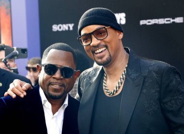 Martin Lawrence ve Will Smith, 30 Mayıs 2024 'te ABD' nin Hollywood kentindeki TCL Çin Tiyatrosu 'nda düzenlenen' Bad Boys: Ride or Die 'prömiyerinde.