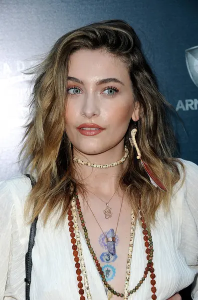 Paris Jackson, 1 Ağustos 2019 'da ABD' nin Hollywood kentindeki ArcLight Sinemasında düzenlenen 'Fıstık Ezmesi Şahini' nin Los Angeles galasında.