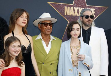 Mia Goth, Giancarlo Esposito, Lily Collins, Ti West and Charley Rowan McCain clipart