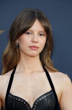 Mia Goth, 24 Haziran 2024 'te ABD' nin Hollywood kentindeki TCL Çin Tiyatrosu 'nda düzenlenen' MaXXXine 'galasında.