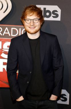 Ed Sheeran, 5 Mart 2017 'de Inglewood, ABD' de düzenlenen iHeartRadio Music Awards 'da.