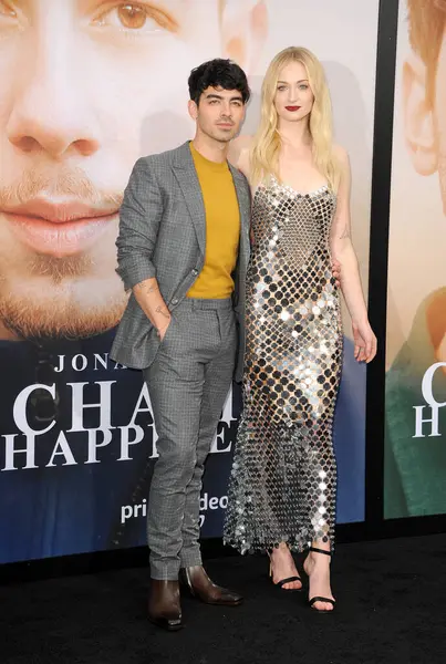 stock image Joe Jonas and Sophie Turner at the premiere of Amazon Prime Video's 'Chasing Happiness' held at the Regency Bruin Theatre in Westwood, USA on June 3, 2019.