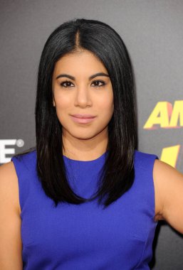 LOS ANGELES, CA - 18 Ağustos 2015: Chrissie Fit 18 Ağustos 2015 'te Los Angeles' ta Los Angeles Ace Theater, Los Angeles 'ta düzenlenen' American Ultra 'galasında.