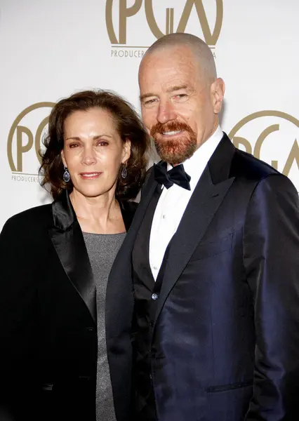 Stock image Robin Dearden and Bryan Cranston at the 24th Annual Producers Guild Awards held at the Beverly Hilton Hotel in Beverly Hills, USA on January 26, 2013.