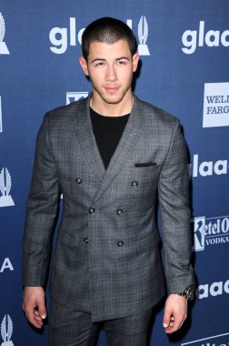 Nick Jonas, 2 Nisan 2016 'da Beverly Hills, ABD' deki Beverly Hilton Otel 'de düzenlenen 27. Yıllık GLAAD Medya Ödülleri' nde.