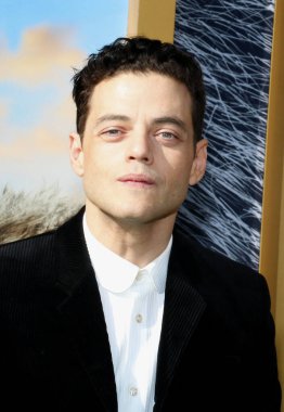 Rami Malek at the Los Angeles premiere of 'Dolittle' held at the Regency Village Theatre in Westwood, USA on January 11, 2020. clipart