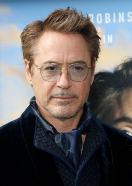 Robert Downey Jr., 11 Ocak 2020 'de ABD' nin Westwood kentindeki Regency Village Theatre 'da düzenlenen' Dolittle 'ın Los Angeles galasında..