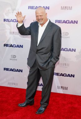 Rick Harrison, 20 Ağustos 2024 'te ABD' nin Hollywood kentindeki TCL Çin Tiyatrosu 'nda düzenlenen' Reagan 'ın Los Angeles galasında.