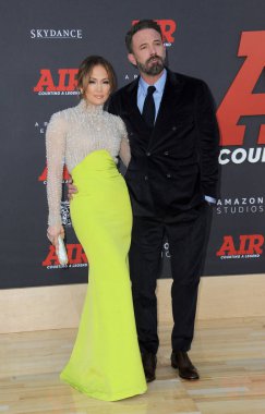 Jennifer Lopez ve Ben Affleck, 27 Mart 2023 'te ABD' nin Westwood kentindeki Regency Village Theatre 'da düzenlenen Amazon Stüdyoları' nın Dünya prömiyerinde.
