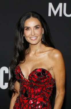 Demi Moore, 16 Eylül 2024 'te Hollywood, ABD' deki DGA Tiyatrosu 'nda düzenlenen' The Substance 'ın Los Angeles galasında.