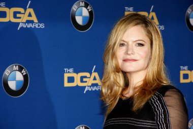 Jennifer Jason Leigh, 6 Şubat 2016 'da ABD' nin Los Angeles kentindeki Hyatt Regency Century Plaza 'da düzenlenen 68..