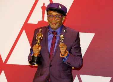 24 Şubat 2019 Hollywood ve Highland Los Angeles, ABD Spike Lee 91 yıllık Akademi Ödülleri - Kazananlar Oda düzenlenen.