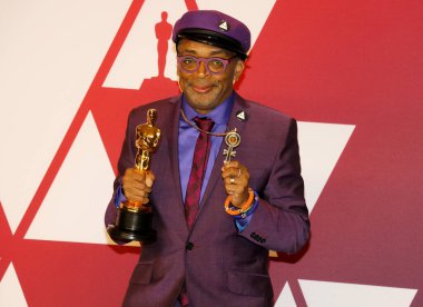 Spike Lee at the 91st Annual Academy Awards - Winners Room held at the Hollywood and Highland in Los Angeles, USA on February 24, 2019. clipart