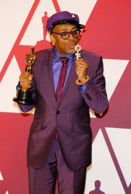 24 Şubat 2019 Hollywood ve Highland Los Angeles, ABD Spike Lee 91 yıllık Akademi Ödülleri - Kazananlar Oda düzenlenen.