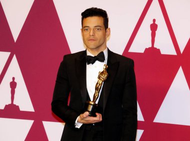 Rami Malek 'in 91. Geleneksel Akademi Ödülleri - Kazananlar Odası, 24 Şubat 2019' da Los Angeles 'taki Hollywood ve Highland' da düzenlendi..