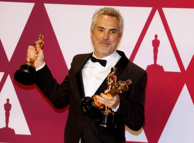 24 Şubat 2019 Hollywood ve Highland Los Angeles, ABD Alfonso Cuaron 91 yıllık Akademi Ödülleri - Kazananlar Oda düzenlenen.