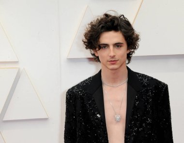 Timothee Chalamet, 27 Mart 2022 'de ABD' nin Los Angeles kentindeki Dolby Tiyatrosu 'nda düzenlenen 94..