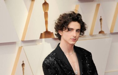 Timothee Chalamet, 27 Mart 2022 'de ABD' nin Los Angeles kentindeki Dolby Tiyatrosu 'nda düzenlenen 94..